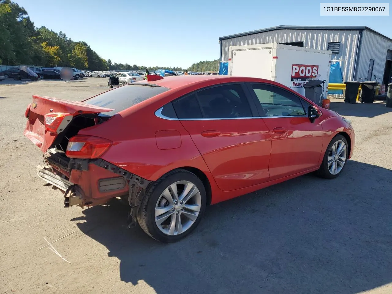 2016 Chevrolet Cruze Lt VIN: 1G1BE5SM8G7290067 Lot: 76250434