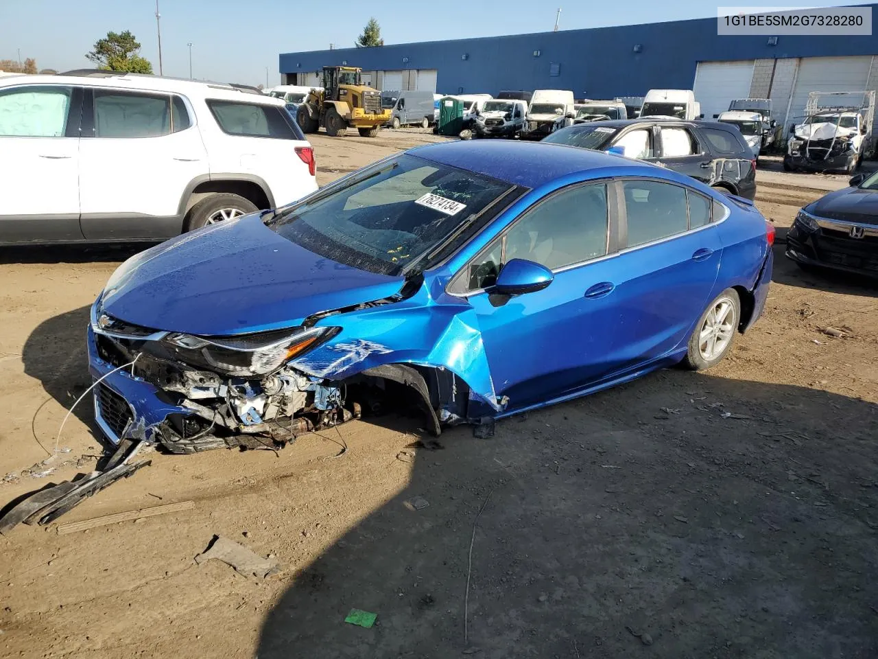 2016 Chevrolet Cruze Lt VIN: 1G1BE5SM2G7328280 Lot: 76274134