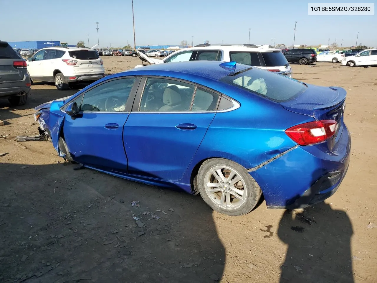 2016 Chevrolet Cruze Lt VIN: 1G1BE5SM2G7328280 Lot: 76274134