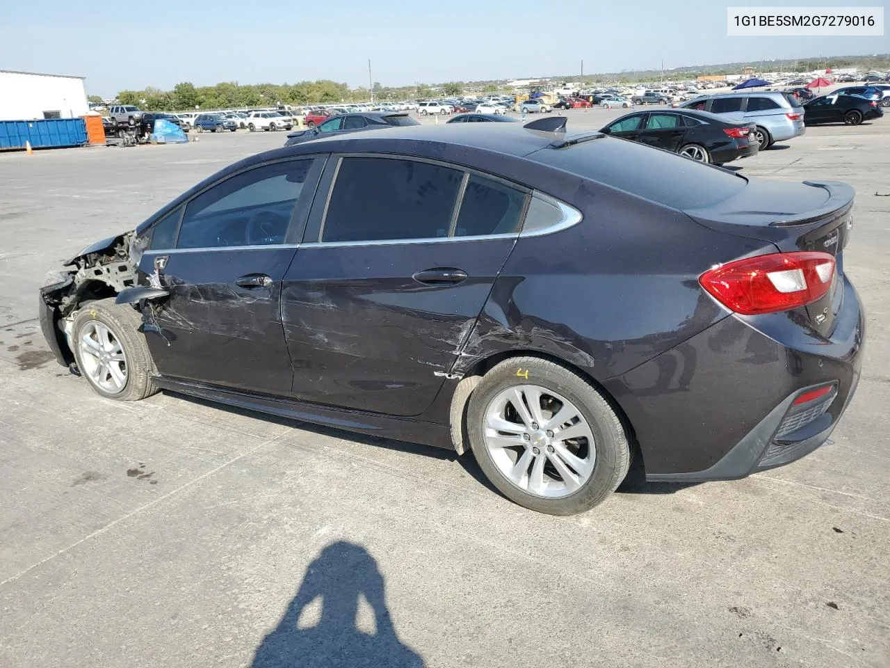 2016 Chevrolet Cruze Lt VIN: 1G1BE5SM2G7279016 Lot: 76315664