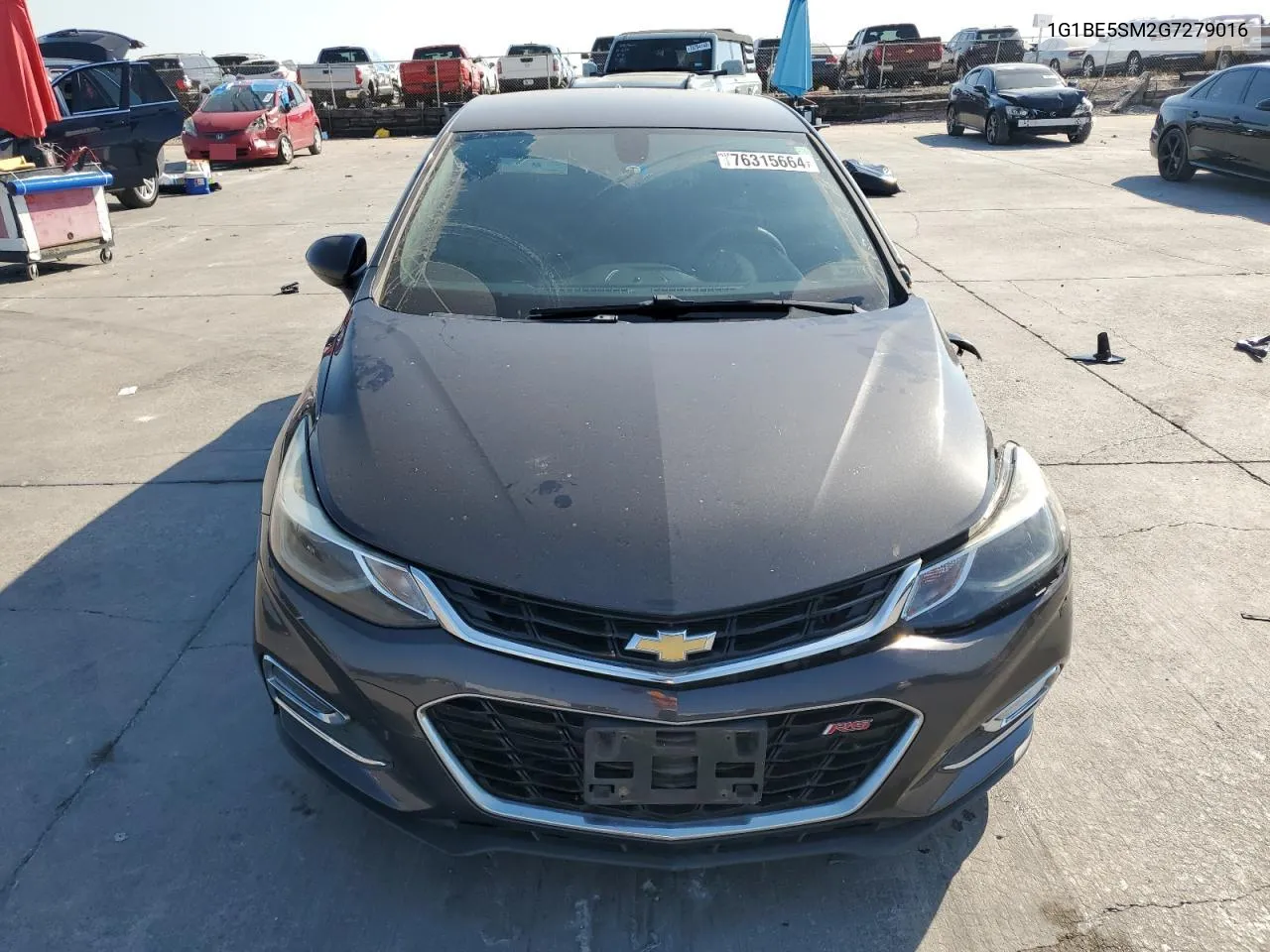 2016 Chevrolet Cruze Lt VIN: 1G1BE5SM2G7279016 Lot: 76315664