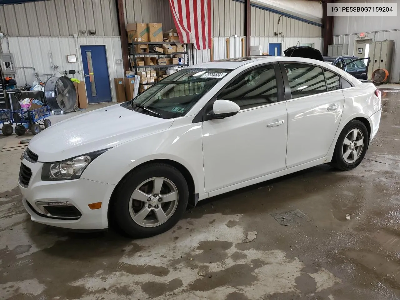 2016 Chevrolet Cruze Limited Lt VIN: 1G1PE5SB0G7159204 Lot: 76334634