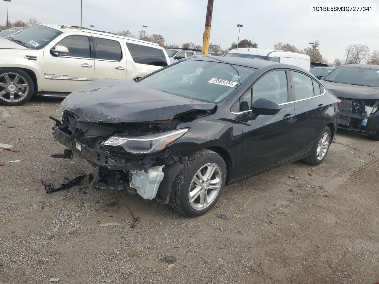 2016 Chevrolet Cruze Lt VIN: 1G1BE5SM3G7277341 Lot: 76909704