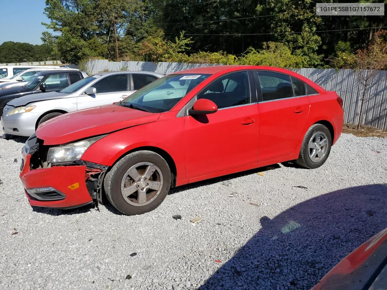 2016 Chevrolet Cruze Limited Lt VIN: 1G1PE5SB1G7157672 Lot: 76937684