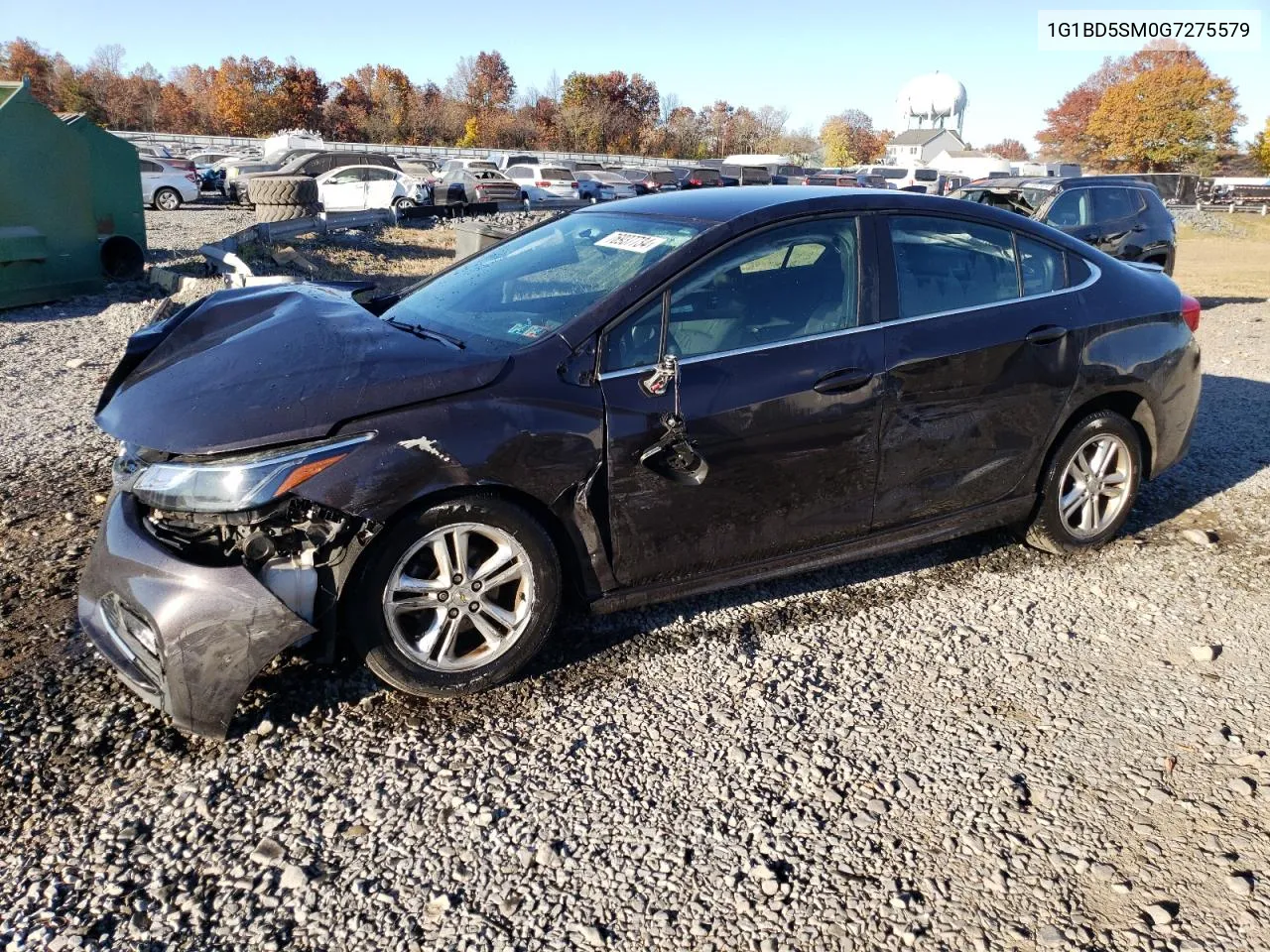 2016 Chevrolet Cruze Lt VIN: 1G1BD5SM0G7275579 Lot: 76937734