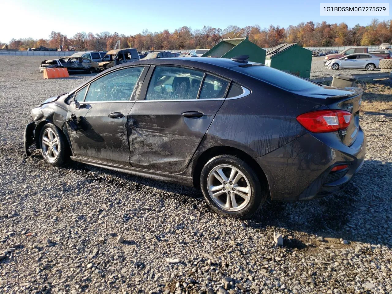 2016 Chevrolet Cruze Lt VIN: 1G1BD5SM0G7275579 Lot: 76937734