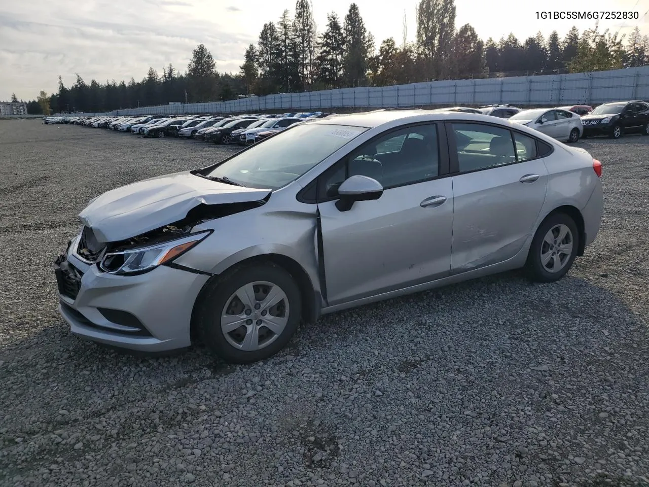 2016 Chevrolet Cruze Ls VIN: 1G1BC5SM6G7252830 Lot: 76980854