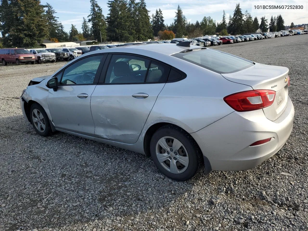 2016 Chevrolet Cruze Ls VIN: 1G1BC5SM6G7252830 Lot: 76980854