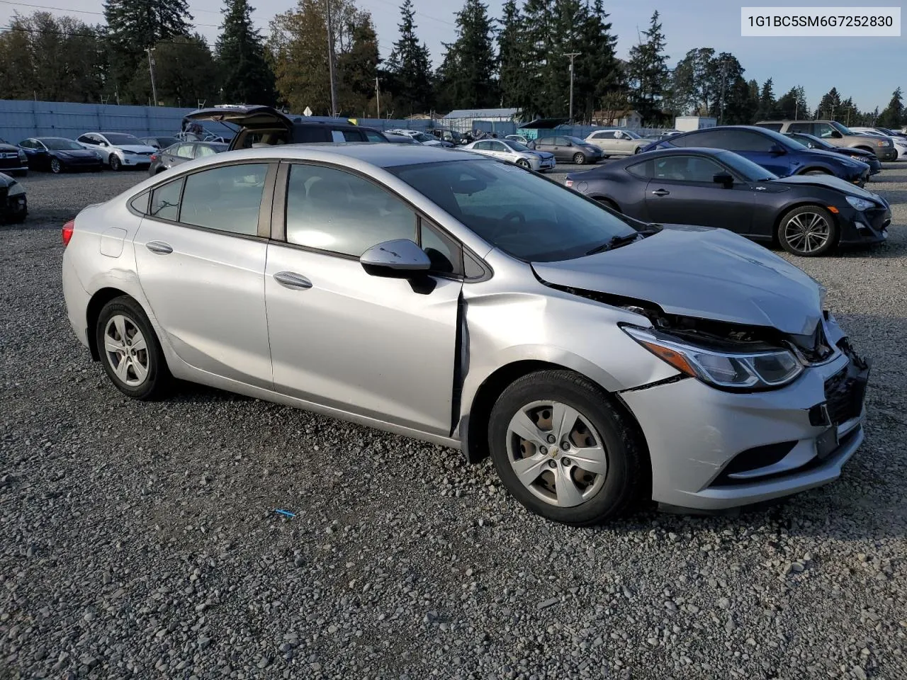 2016 Chevrolet Cruze Ls VIN: 1G1BC5SM6G7252830 Lot: 76980854