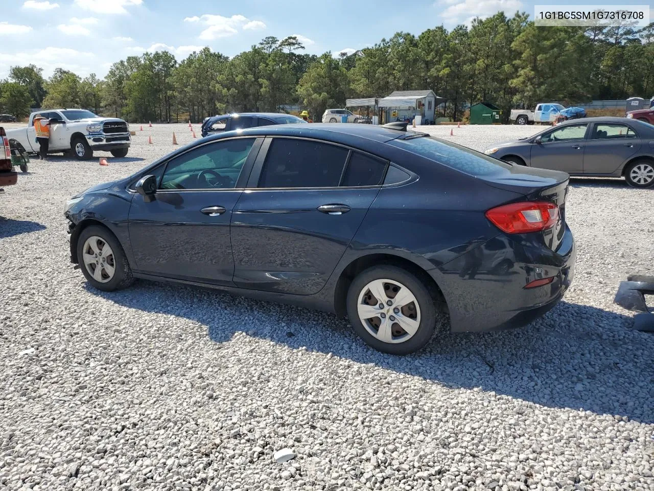 2016 Chevrolet Cruze Ls VIN: 1G1BC5SM1G7316708 Lot: 77159874