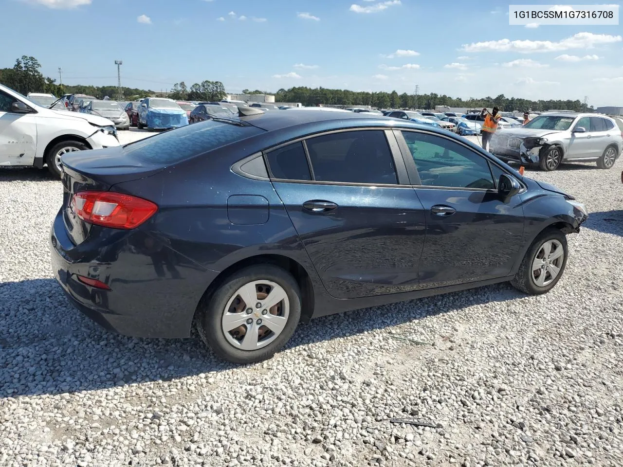 2016 Chevrolet Cruze Ls VIN: 1G1BC5SM1G7316708 Lot: 77159874