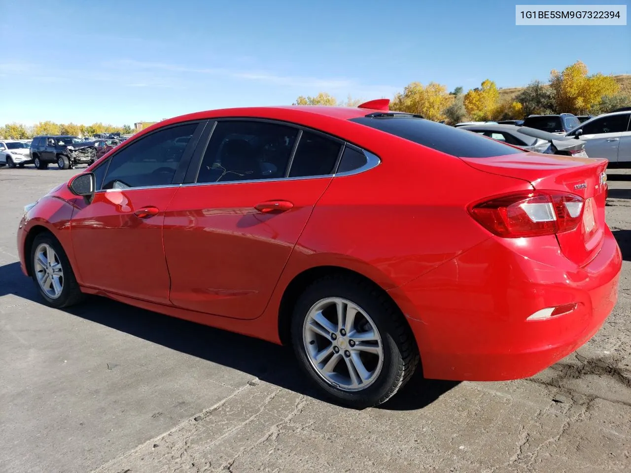 2016 Chevrolet Cruze Lt VIN: 1G1BE5SM9G7322394 Lot: 77208954