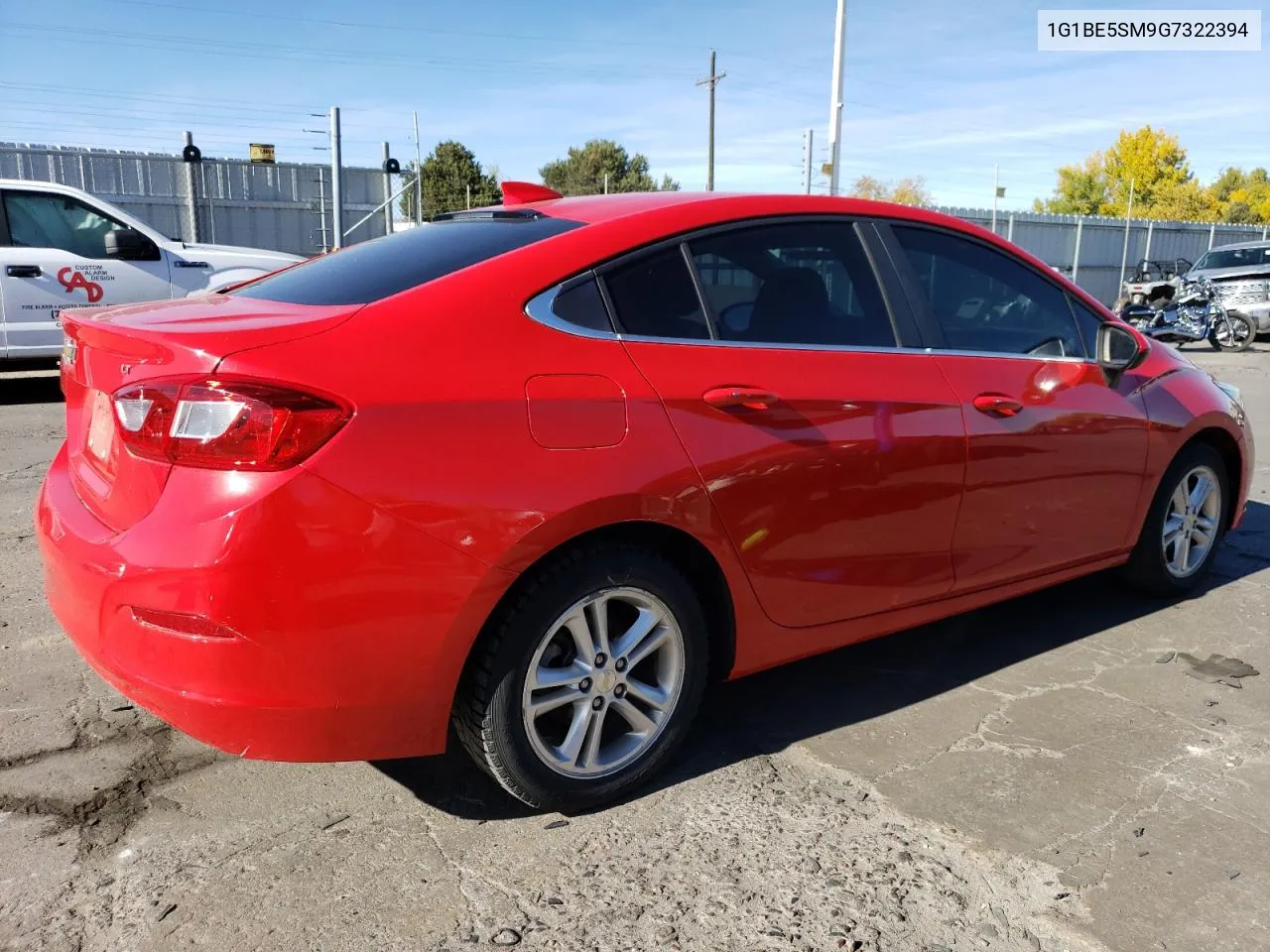 2016 Chevrolet Cruze Lt VIN: 1G1BE5SM9G7322394 Lot: 77208954