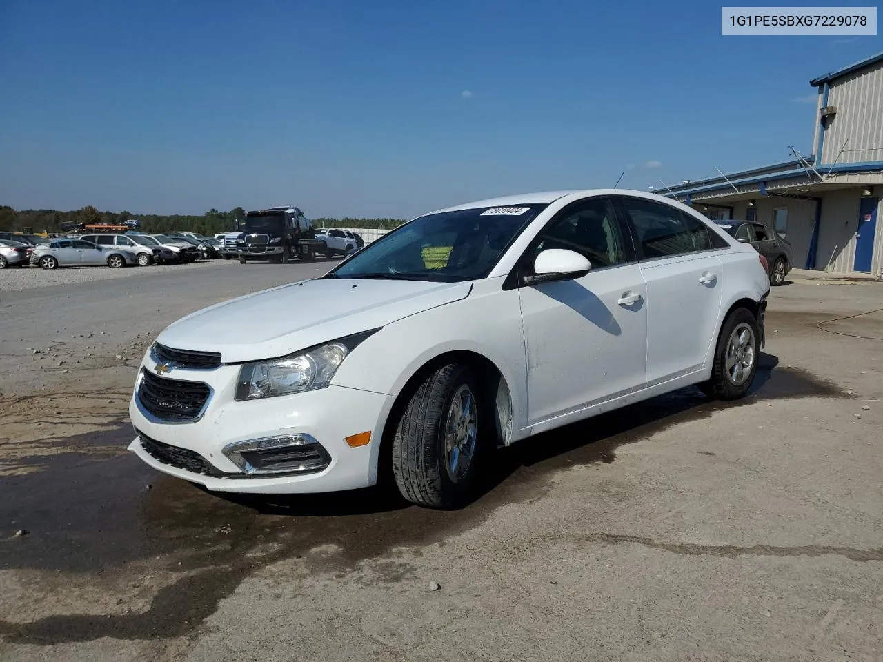 2016 Chevrolet Cruze Limited Lt VIN: 1G1PE5SBXG7229078 Lot: 78010404