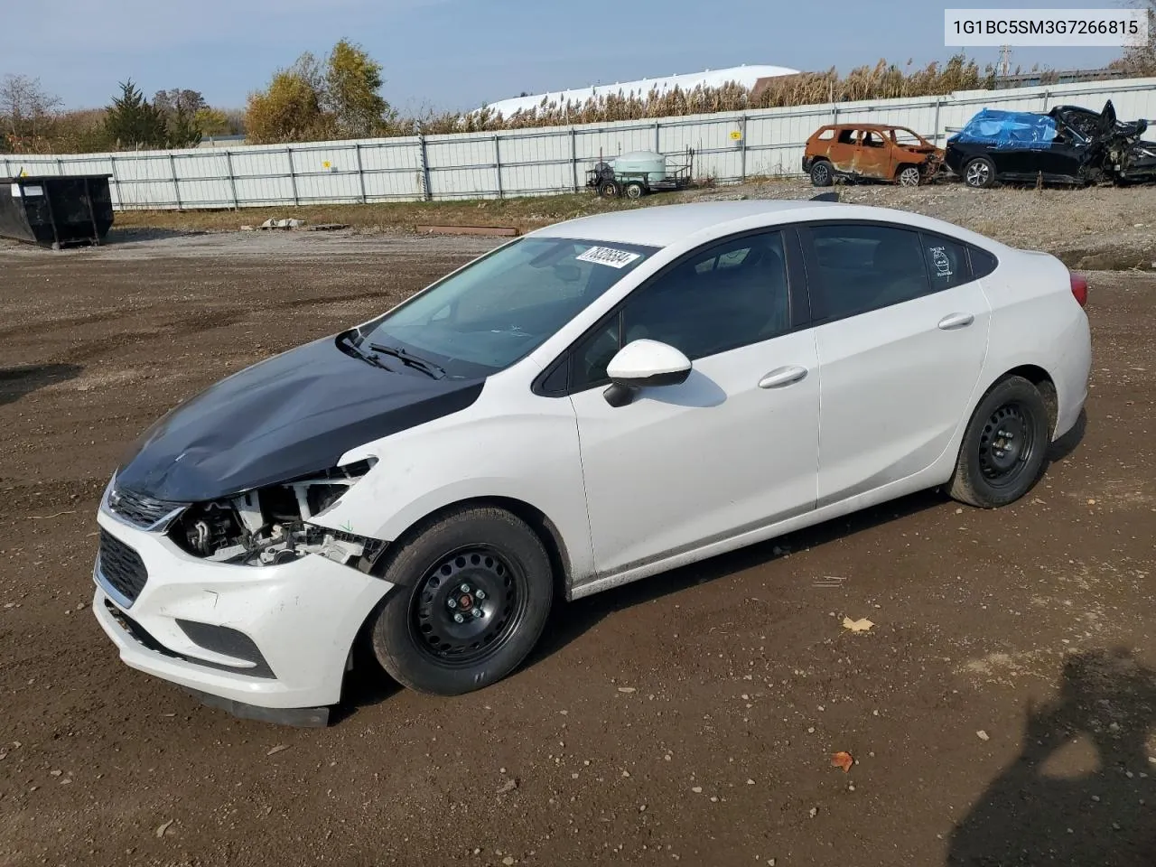 2016 Chevrolet Cruze Ls VIN: 1G1BC5SM3G7266815 Lot: 78326584