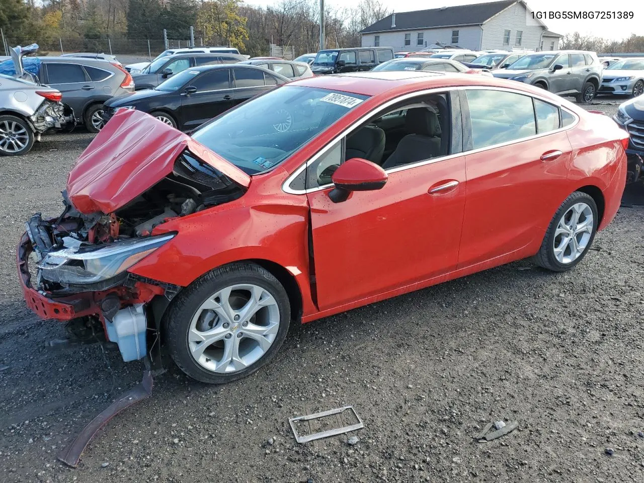 2016 Chevrolet Cruze Premier VIN: 1G1BG5SM8G7251389 Lot: 78951874