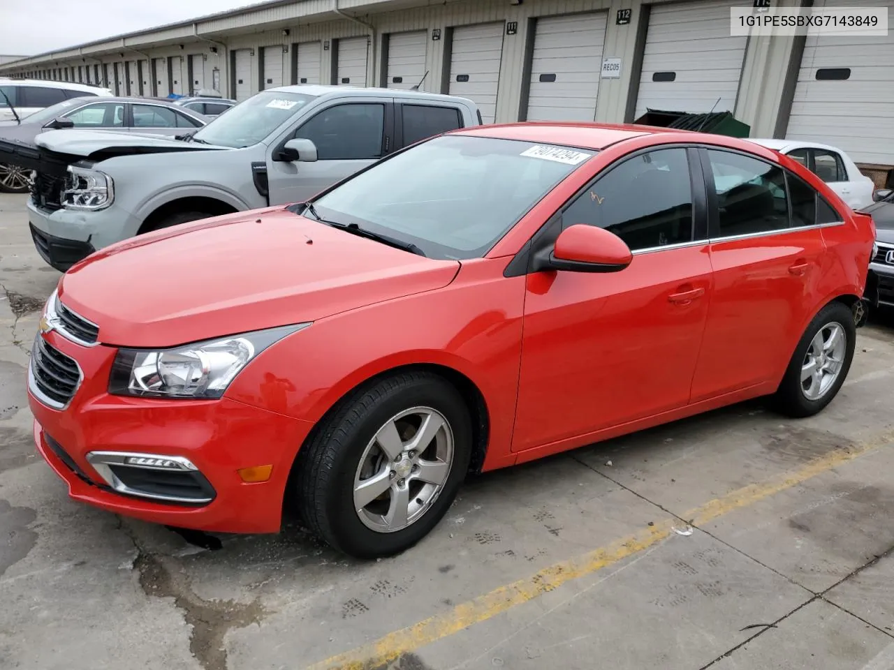 1G1PE5SBXG7143849 2016 Chevrolet Cruze Limited Lt