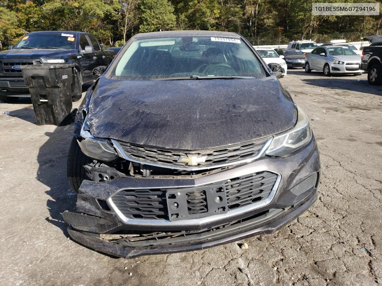 2016 Chevrolet Cruze Lt VIN: 1G1BE5SM6G7294196 Lot: 79337954