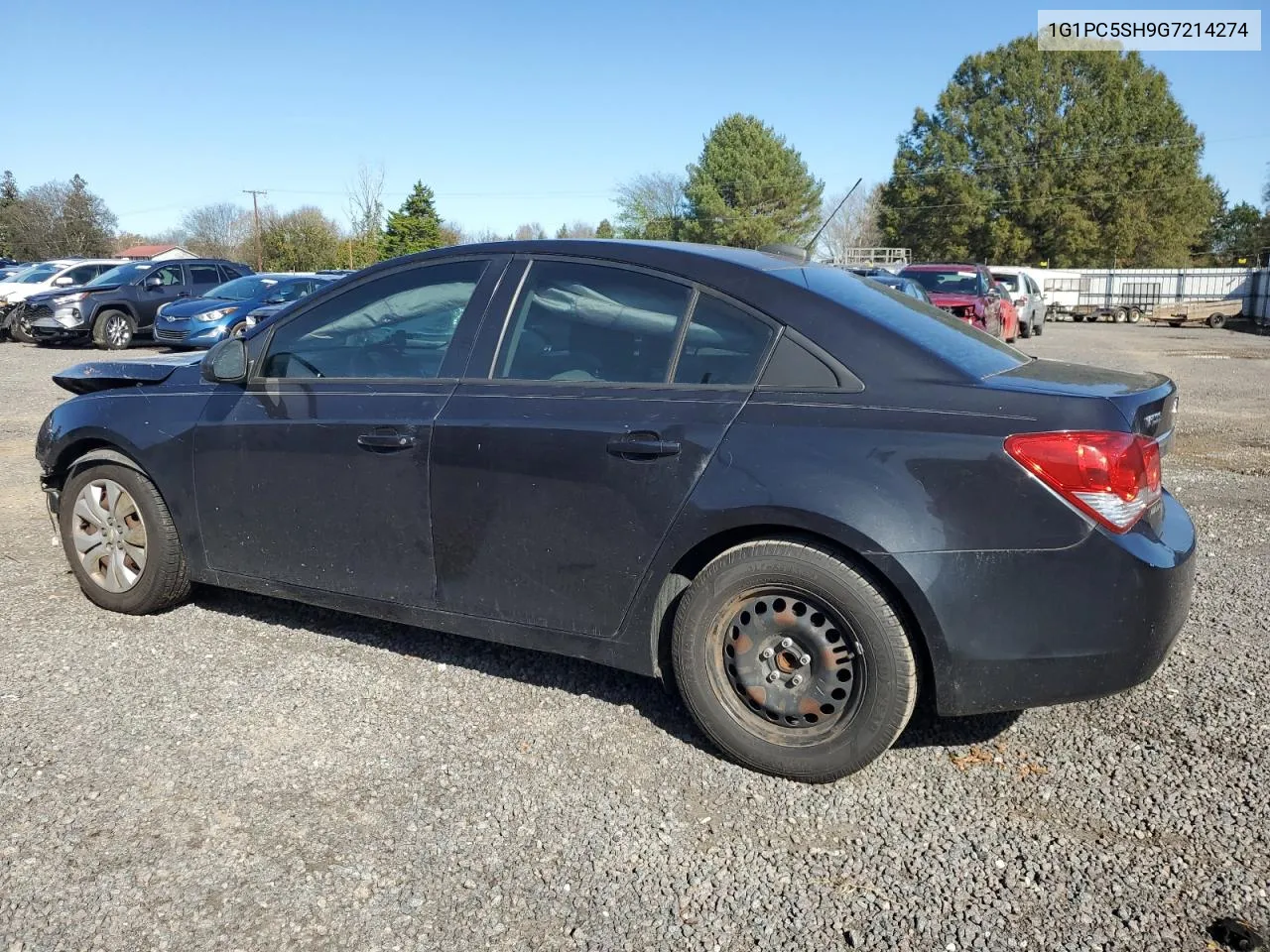 2016 Chevrolet Cruze Limited Ls VIN: 1G1PC5SH9G7214274 Lot: 79390784