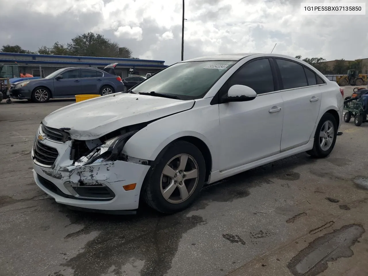 2016 Chevrolet Cruze Limited Lt VIN: 1G1PE5SBXG7135850 Lot: 79554334