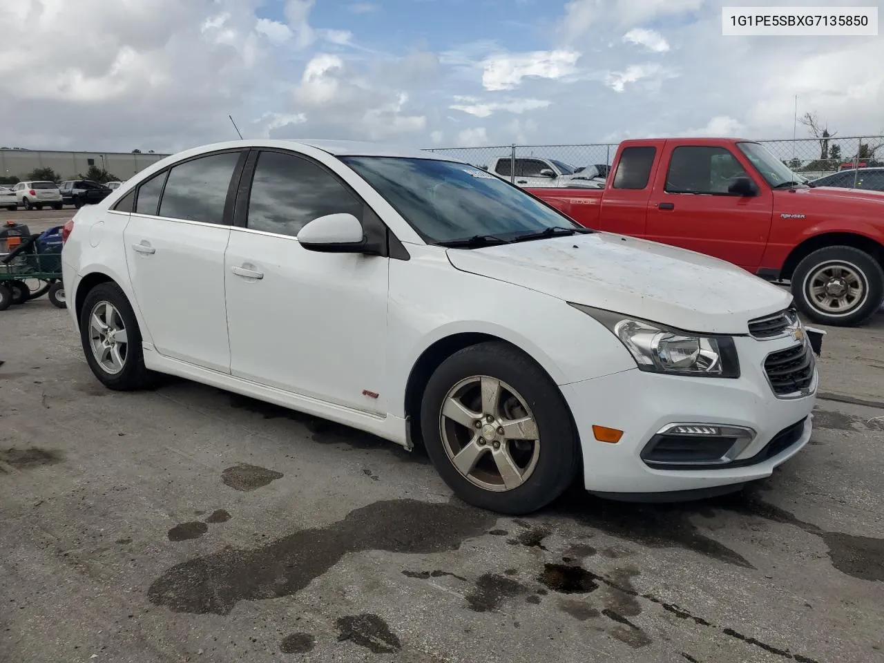 2016 Chevrolet Cruze Limited Lt VIN: 1G1PE5SBXG7135850 Lot: 79554334