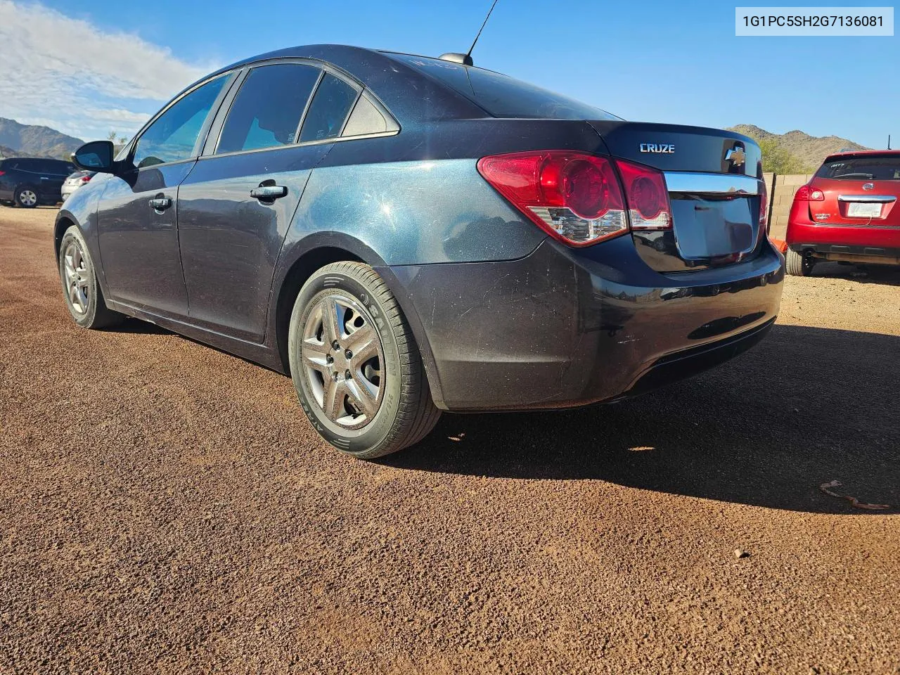 2016 Chevrolet Cruze Limited Ls VIN: 1G1PC5SH2G7136081 Lot: 80804144