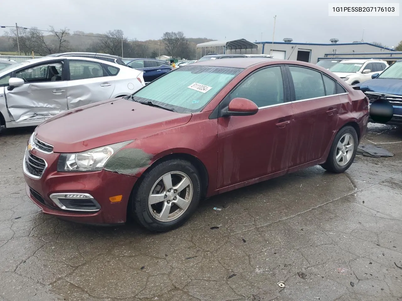 2016 Chevrolet Cruze Limited Lt VIN: 1G1PE5SB2G7176103 Lot: 81110054