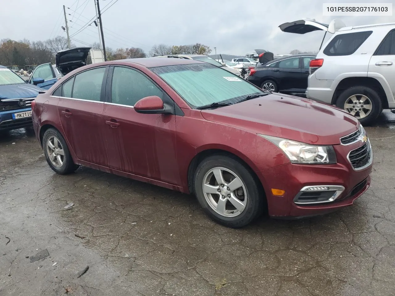 2016 Chevrolet Cruze Limited Lt VIN: 1G1PE5SB2G7176103 Lot: 81110054