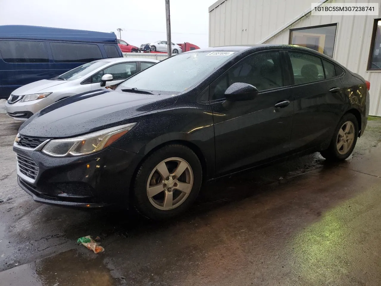 2016 Chevrolet Cruze Ls VIN: 1G1BC5SM3G7238741 Lot: 81551694