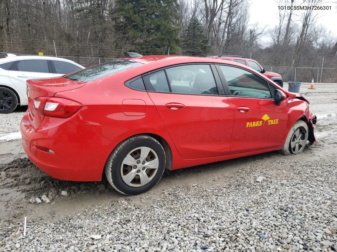 2017 Chevrolet Cruze Ls VIN: 1G1BC5SM3H7266301 Lot: 39406624