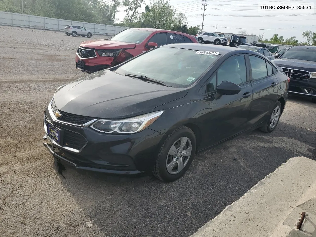 2017 Chevrolet Cruze Ls VIN: 1G1BC5SM8H7185634 Lot: 52543194