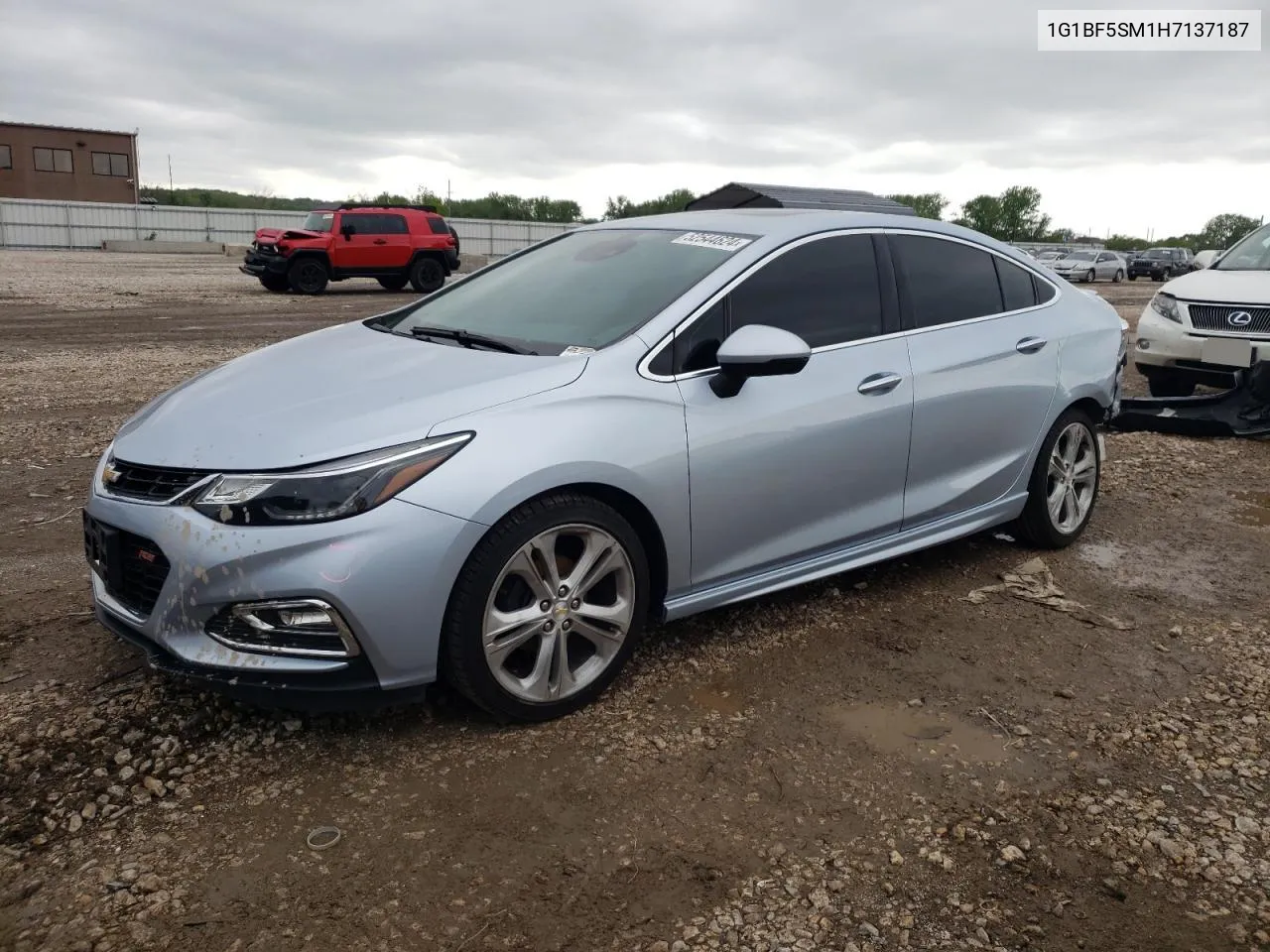 2017 Chevrolet Cruze Premier VIN: 1G1BF5SM1H7137187 Lot: 52544624