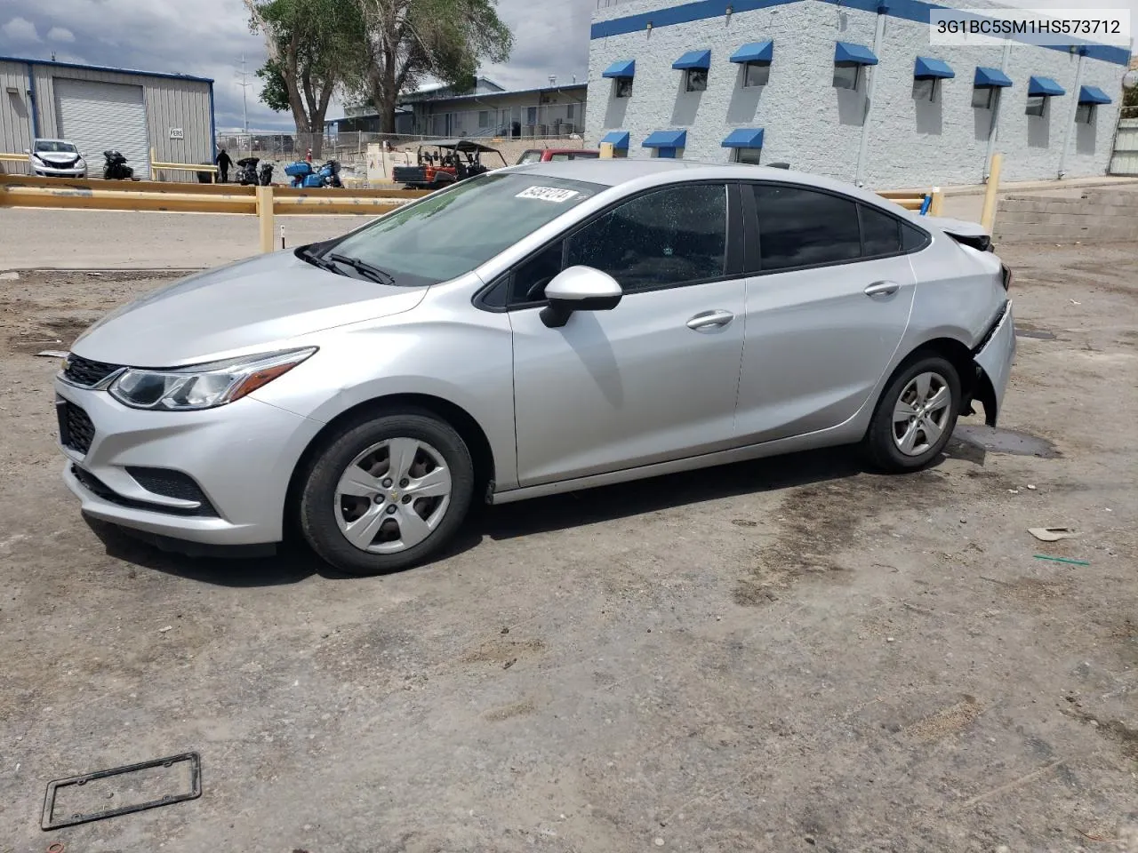 2017 Chevrolet Cruze Ls VIN: 3G1BC5SM1HS573712 Lot: 54581274