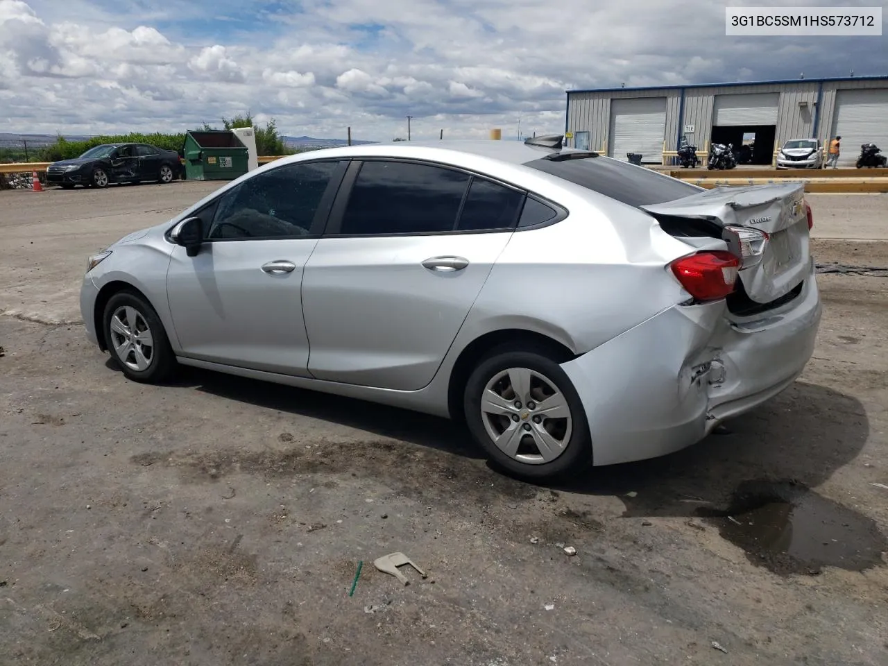 2017 Chevrolet Cruze Ls VIN: 3G1BC5SM1HS573712 Lot: 54581274