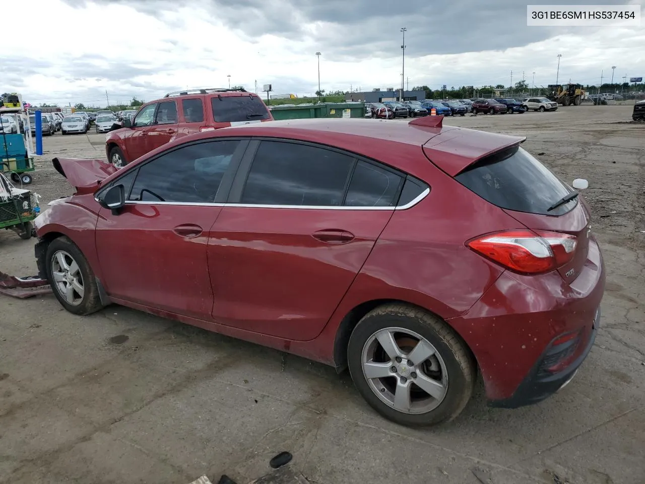 2017 Chevrolet Cruze Lt VIN: 3G1BE6SM1HS537454 Lot: 55146814