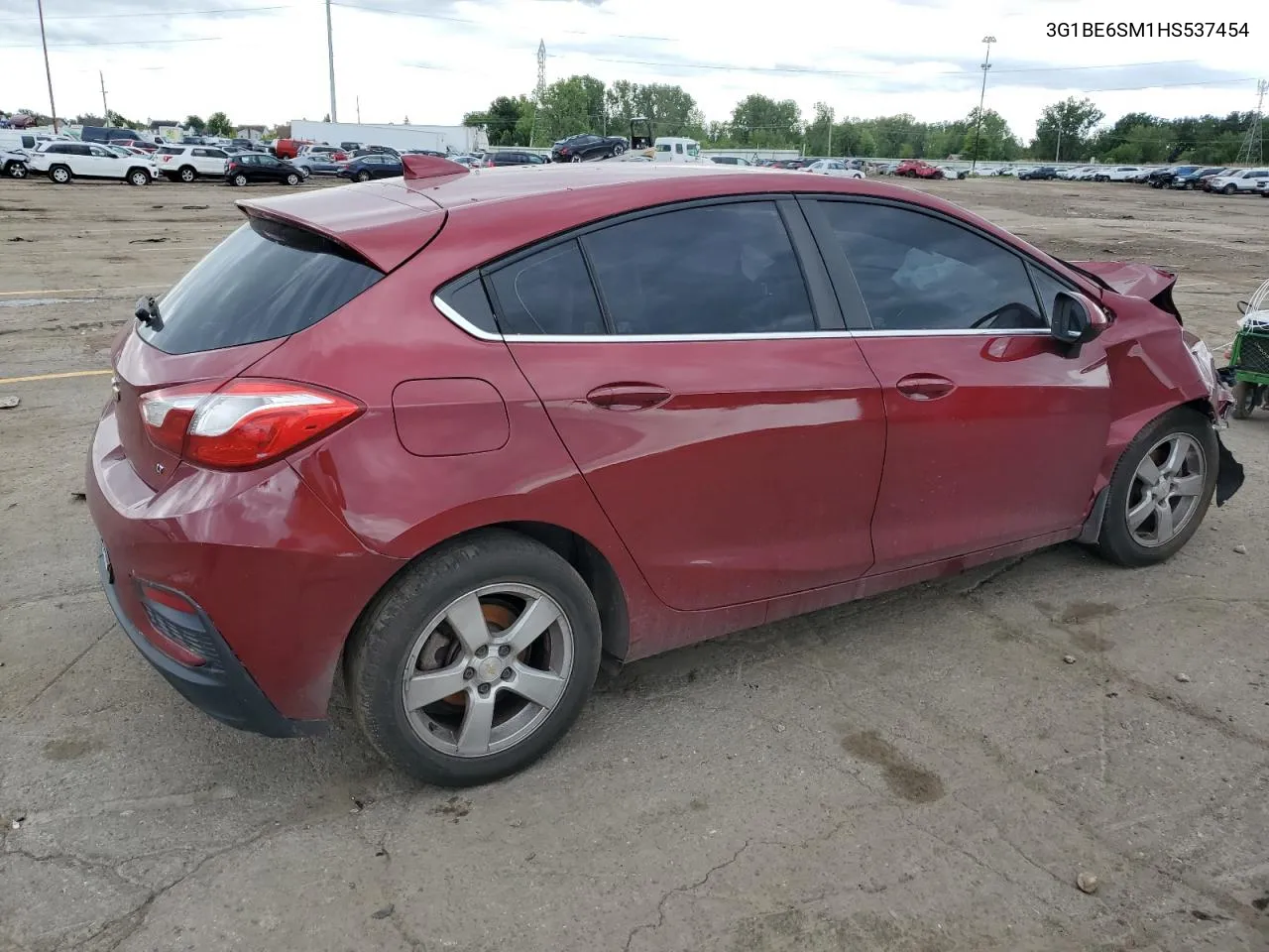 2017 Chevrolet Cruze Lt VIN: 3G1BE6SM1HS537454 Lot: 55146814