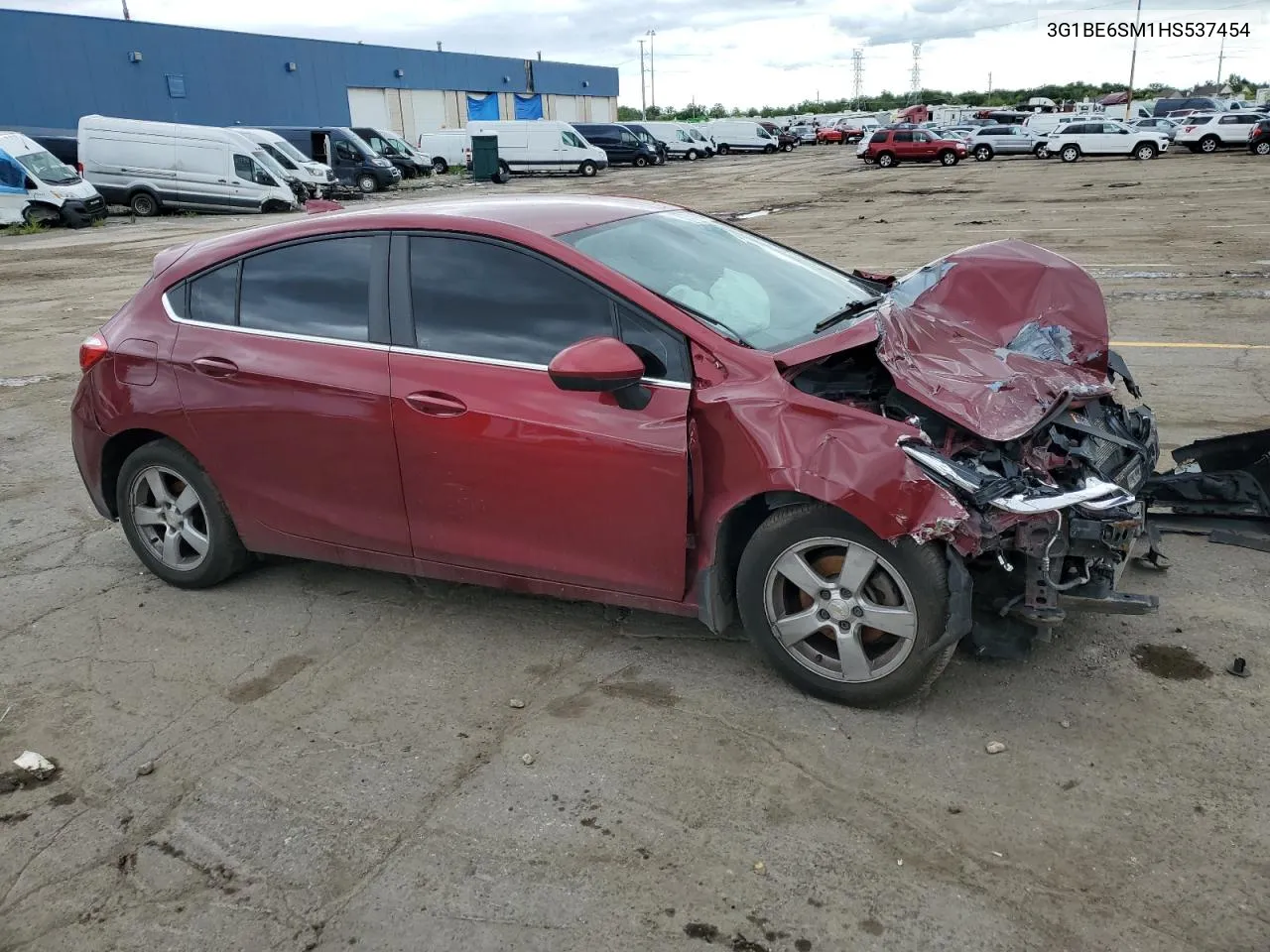 3G1BE6SM1HS537454 2017 Chevrolet Cruze Lt