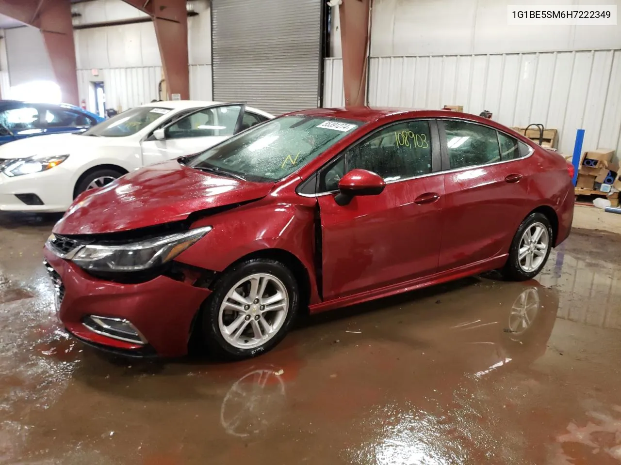 2017 Chevrolet Cruze Lt VIN: 1G1BE5SM6H7222349 Lot: 55391274