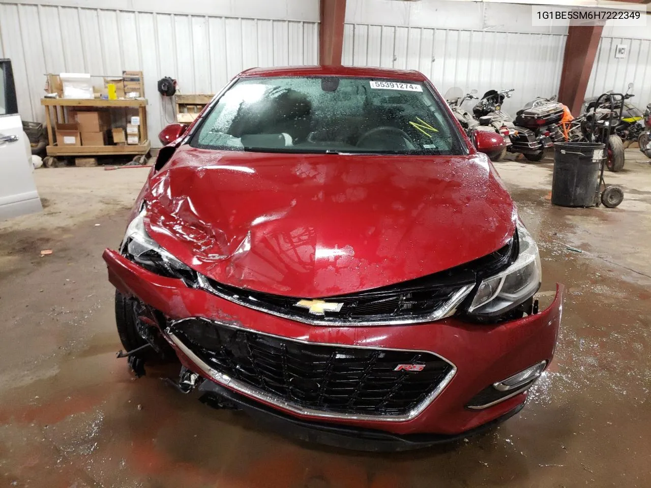 1G1BE5SM6H7222349 2017 Chevrolet Cruze Lt