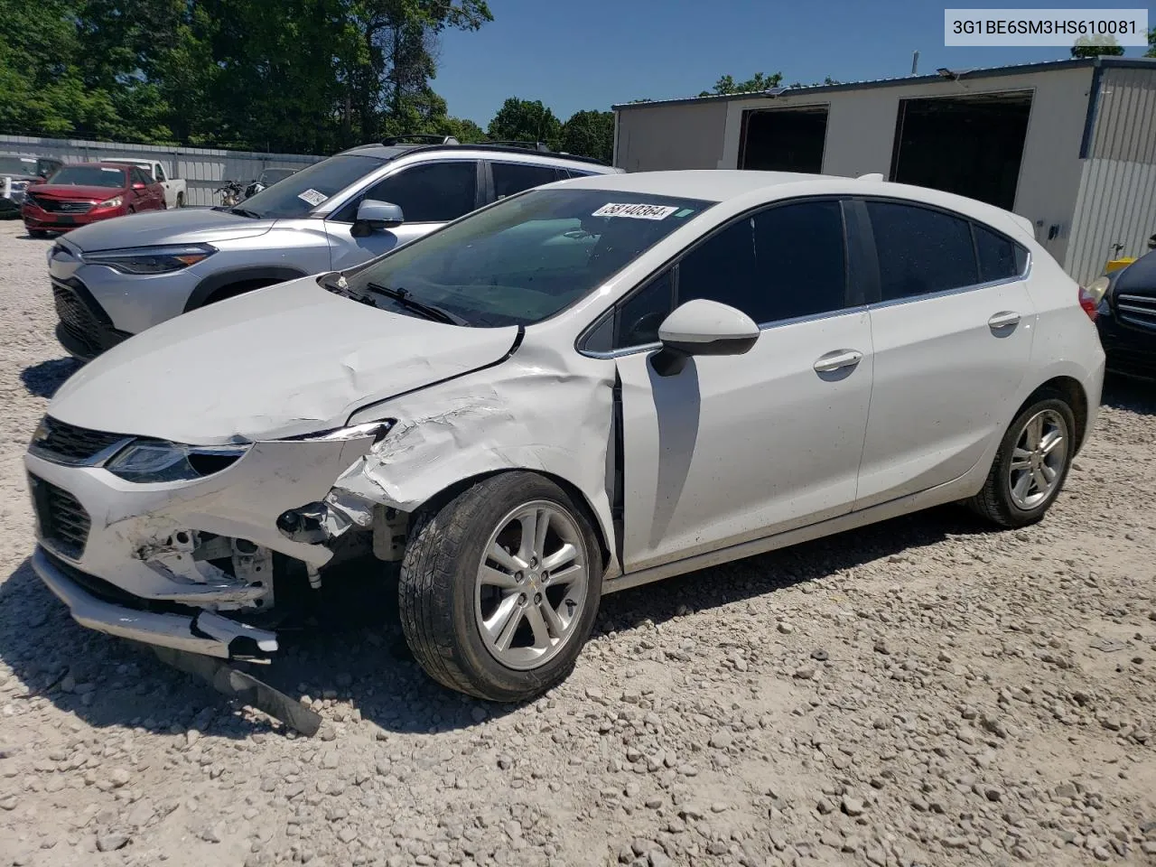 2017 Chevrolet Cruze Lt VIN: 3G1BE6SM3HS610081 Lot: 58140364