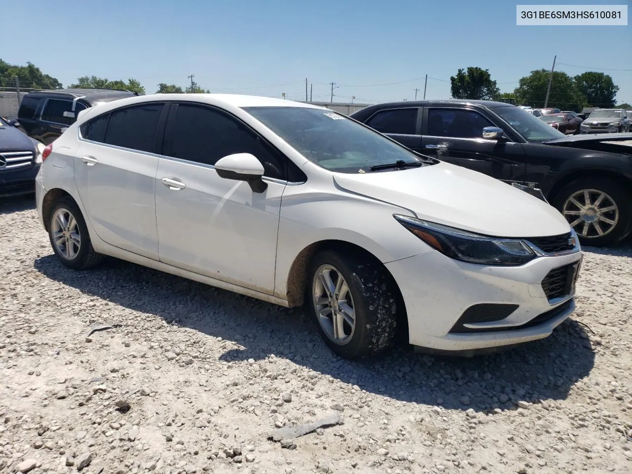 2017 Chevrolet Cruze Lt VIN: 3G1BE6SM3HS610081 Lot: 58140364