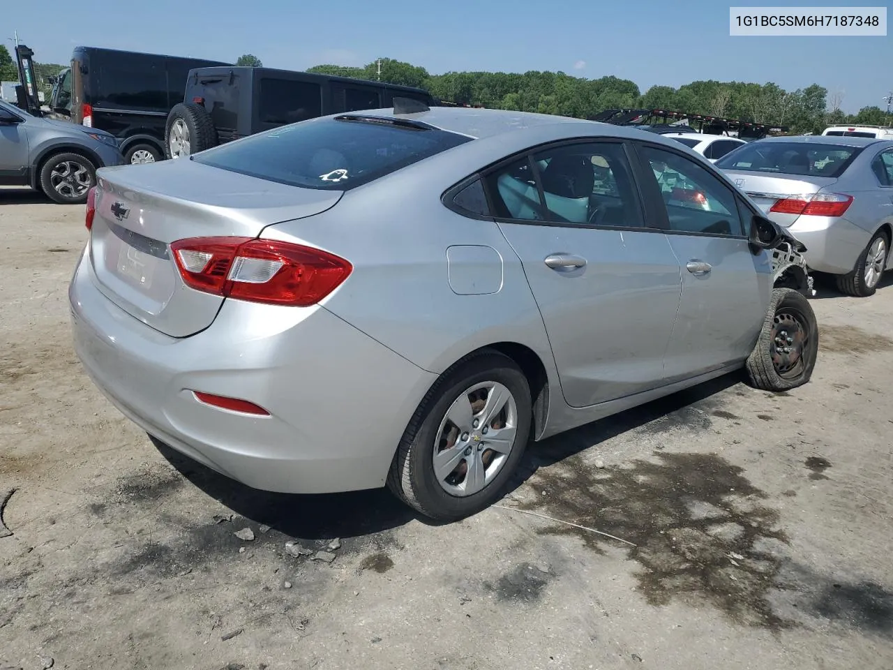 2017 Chevrolet Cruze Ls VIN: 1G1BC5SM6H7187348 Lot: 58835274