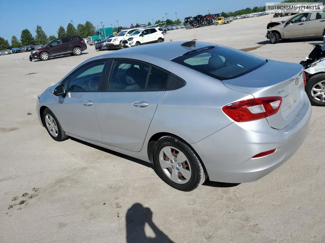 2017 Chevrolet Cruze Ls VIN: 1G1BC5SM6H7146315 Lot: 59061974