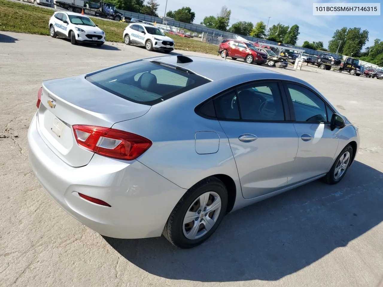 2017 Chevrolet Cruze Ls VIN: 1G1BC5SM6H7146315 Lot: 59061974