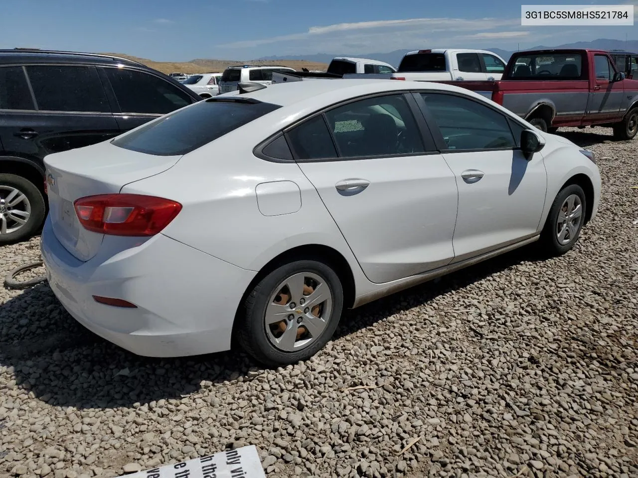 2017 Chevrolet Cruze Ls VIN: 3G1BC5SM8HS521784 Lot: 59217374