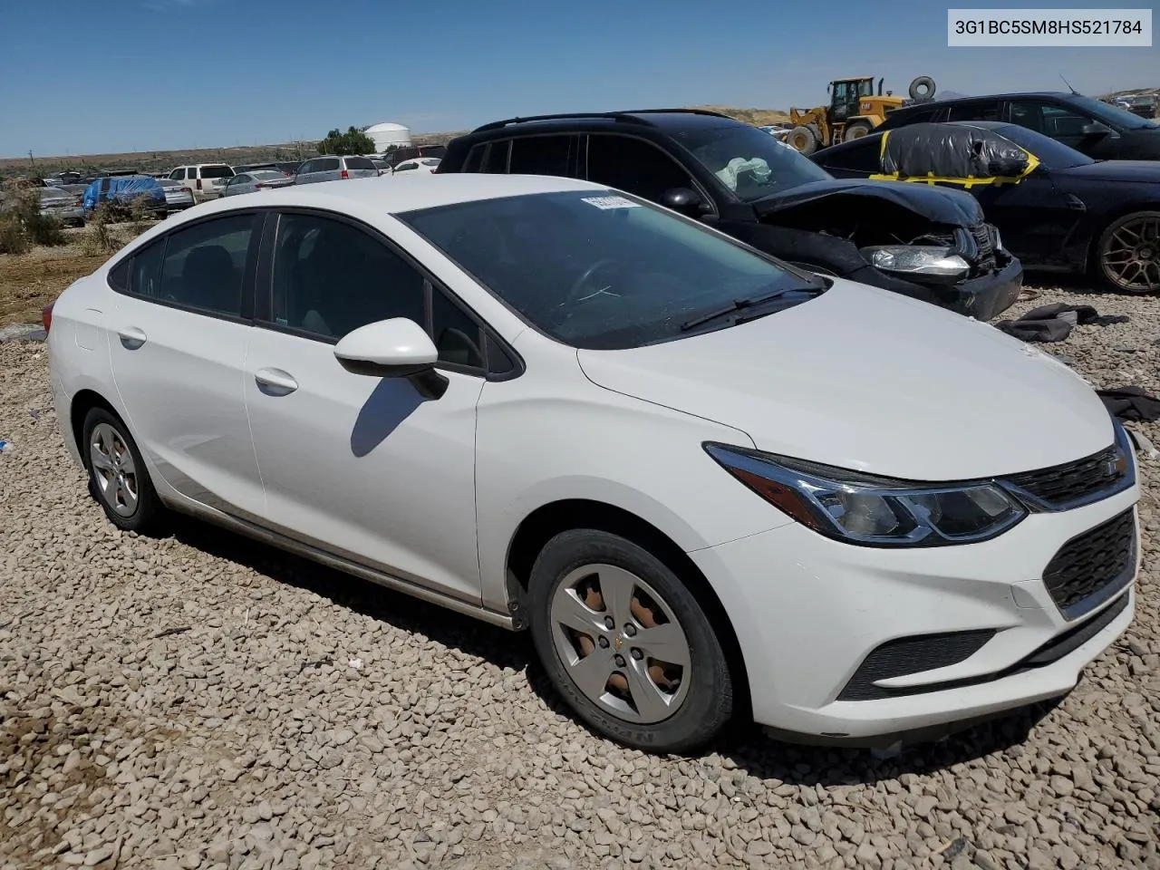 2017 Chevrolet Cruze Ls VIN: 3G1BC5SM8HS521784 Lot: 59217374