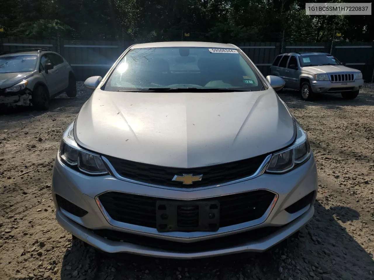 2017 Chevrolet Cruze Ls VIN: 1G1BC5SM1H7220837 Lot: 59508344