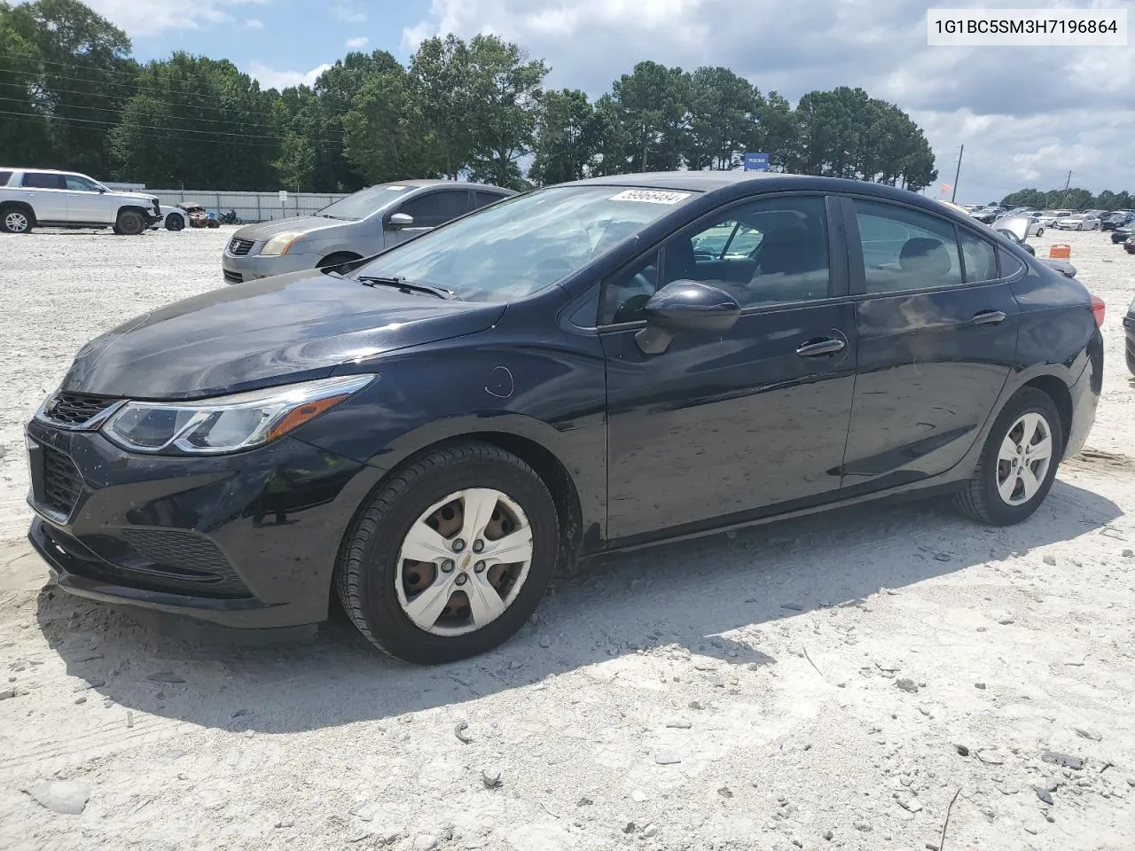 2017 Chevrolet Cruze Ls VIN: 1G1BC5SM3H7196864 Lot: 59966484