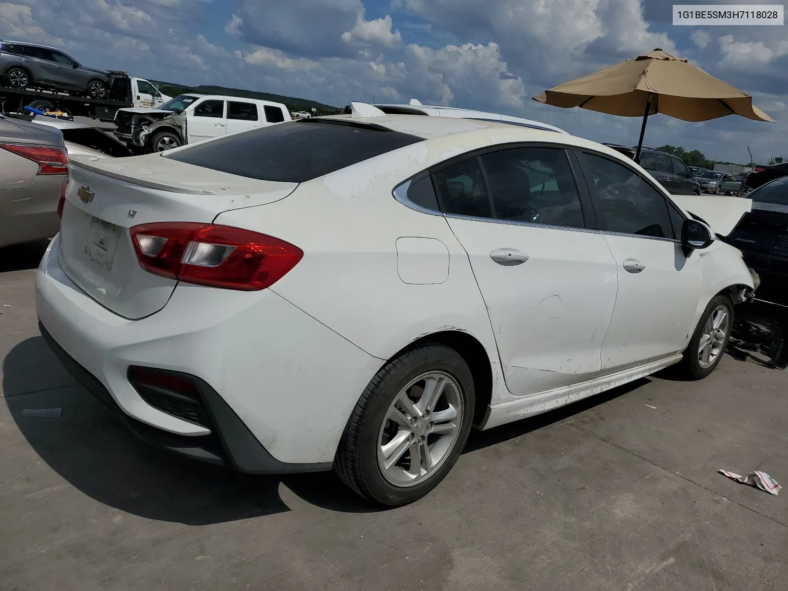 2017 Chevrolet Cruze Lt VIN: 1G1BE5SM3H7118028 Lot: 60038414