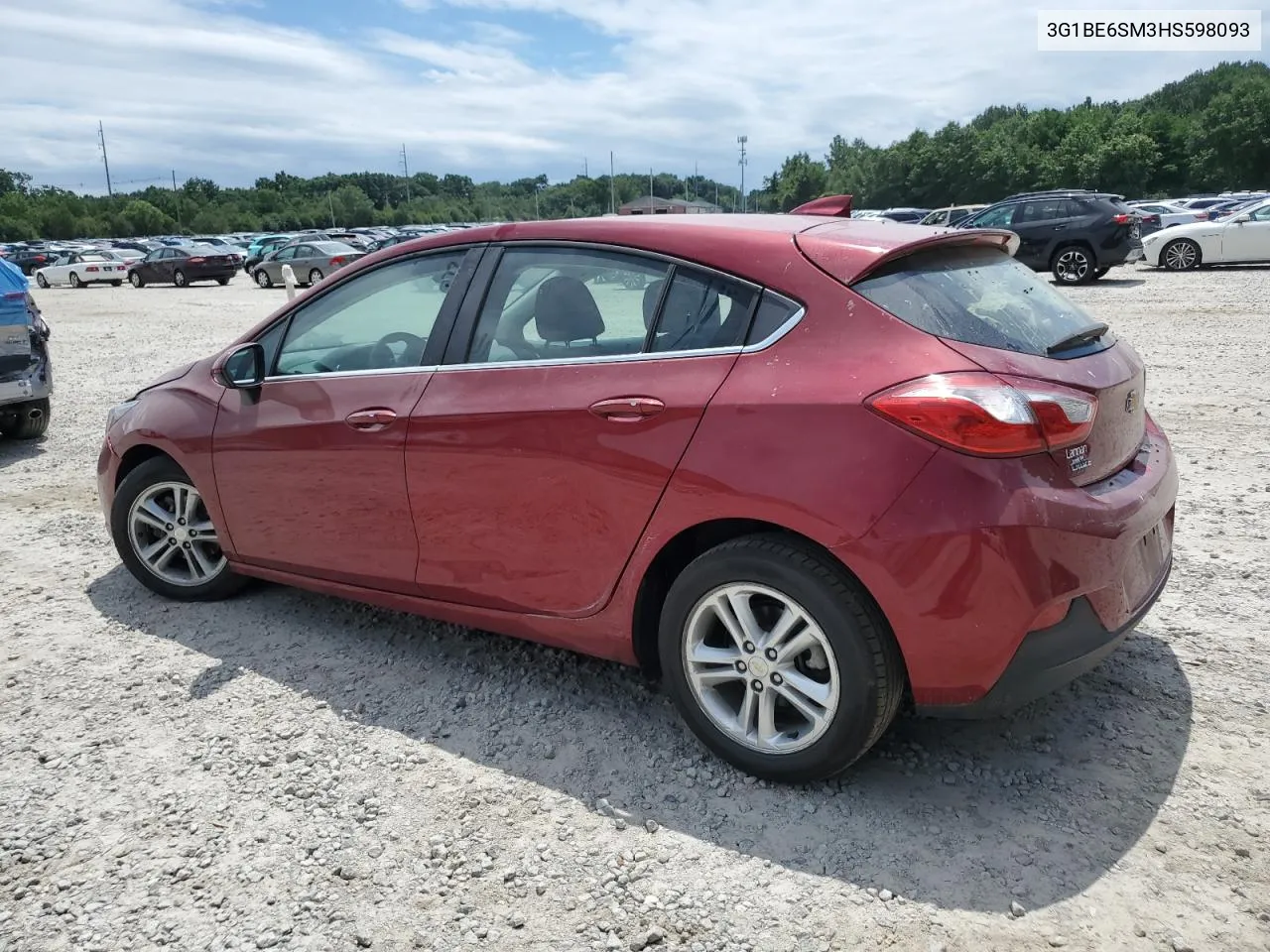 2017 Chevrolet Cruze Lt VIN: 3G1BE6SM3HS598093 Lot: 60146994